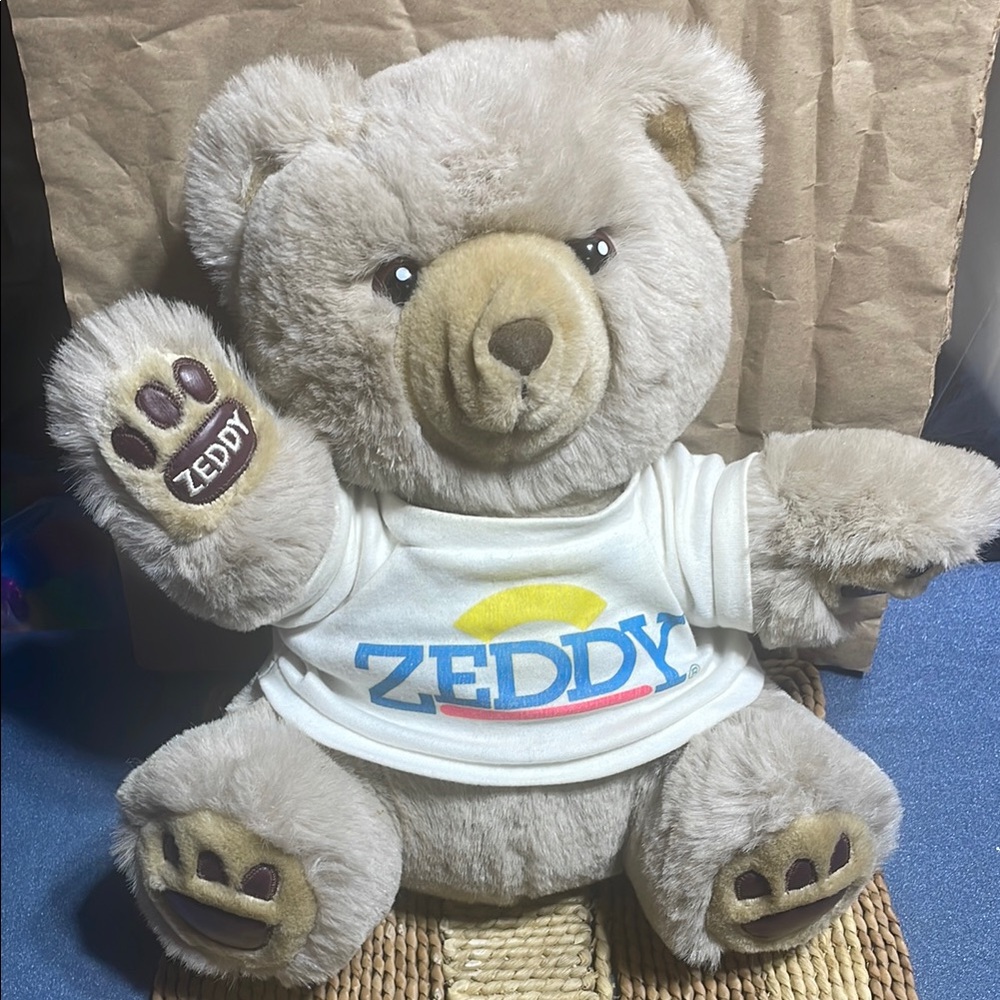 🤎Zellers ZEDDY Stuffed Teddy Bear from the 1990’s